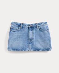 Everlane x Elena Bonvicini Thalia Mini Skirt | Crystal Cove Indigo