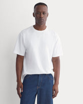 Archive Standard-Fit Cotton Crew | White