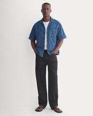 Lightweight Denim Resort Shirt | Medium Indigo