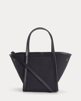 Canvas Mini Lug Tote | Black