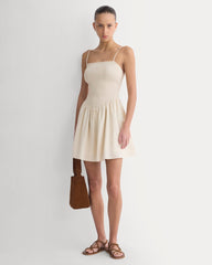 Gauze Smocked Mini Dress | Birch