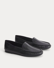 Leather Day Driver Loafer | Black