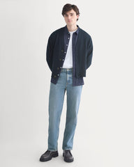 Cropped Cardigan in Everyday Cotton | Deep Navy