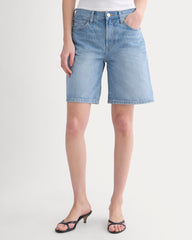 Loose Jean Short | Light Wash