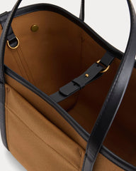 Canvas Mini Lug Tote | Golden Brown