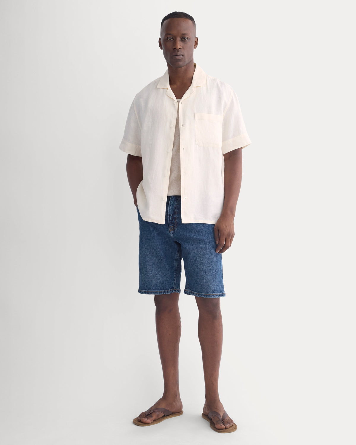 Denim Jort | Medium Dark Indigo