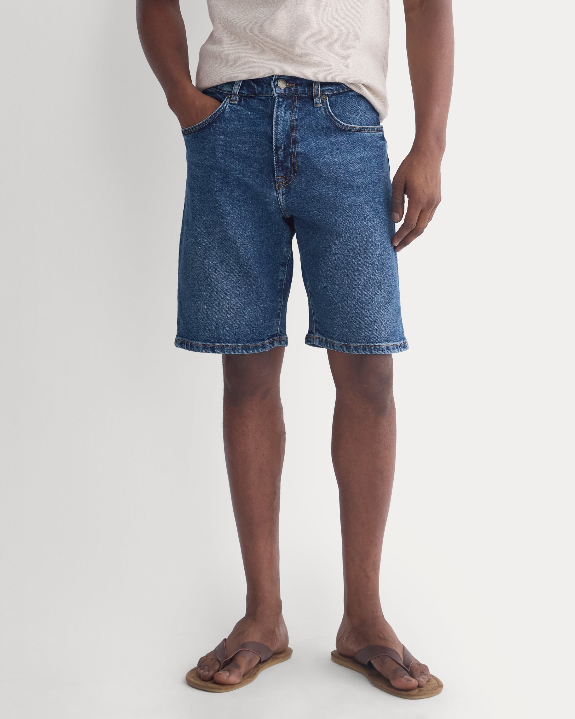 Denim Jort | Medium Dark Indigo