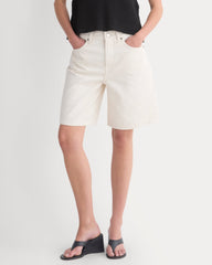 Loose Jean Short | Ecru