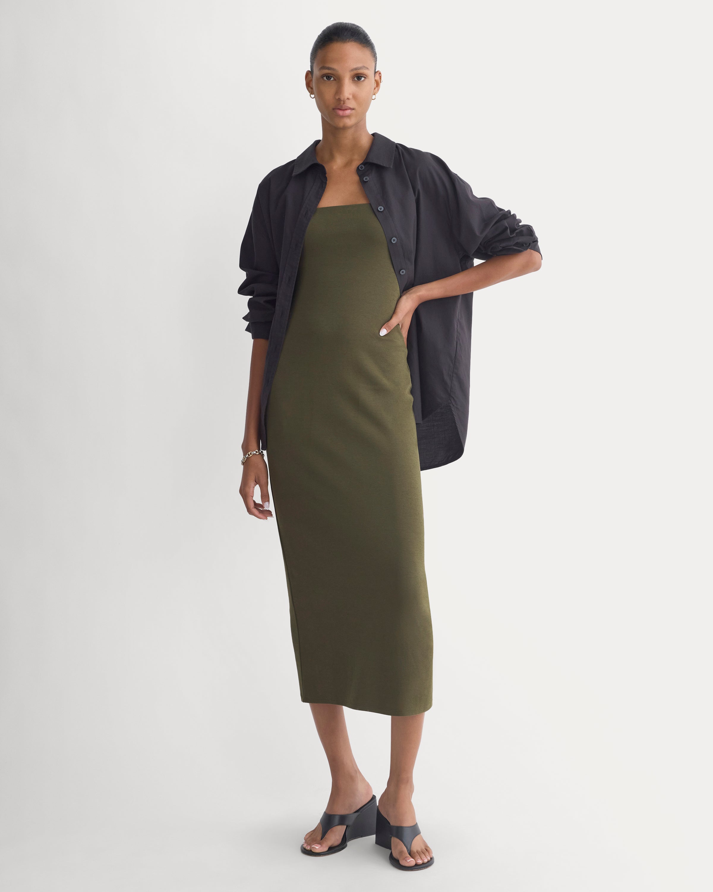 Form Tube Dress | Olive Night