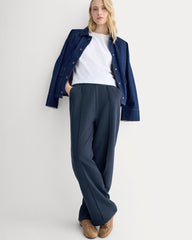 Lightweight Terry Pintuck Sweatpant | Navy