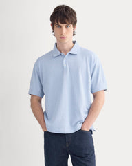 Classic Piqué Polo | Heathered Open Air