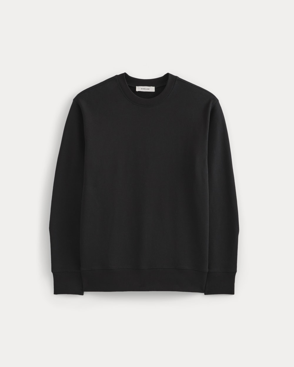 Lightweight Terry Sweatshirt | Black