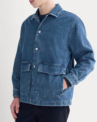 Denim Shacket | Deep Atlantic