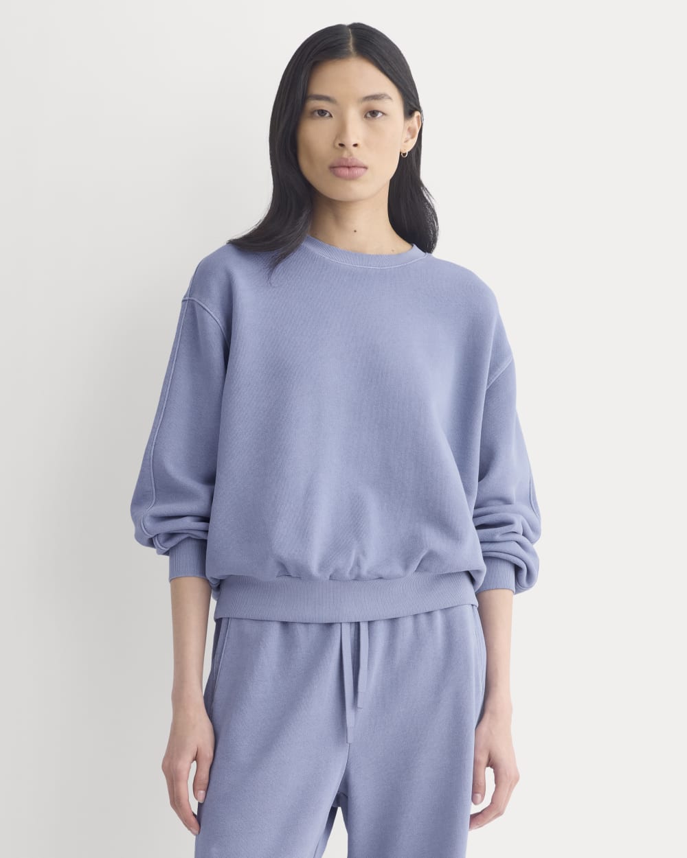 Lightweight Terry Blouson Crew | Velvet Morning