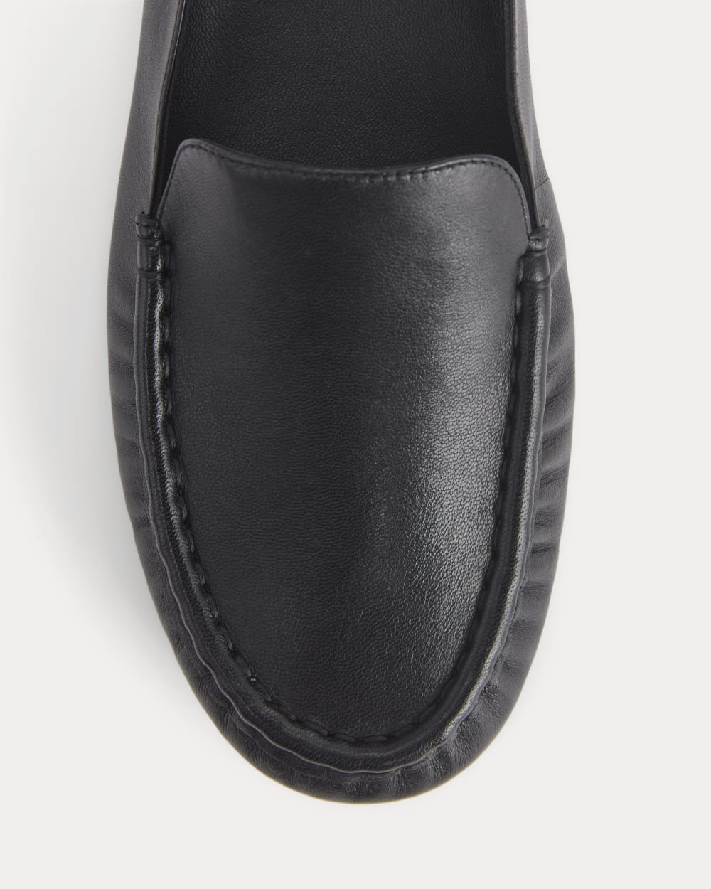 Leather Day Driver Loafer | Black