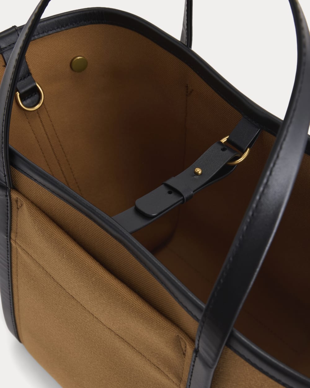 Canvas Mini Lug Tote | Golden Brown
