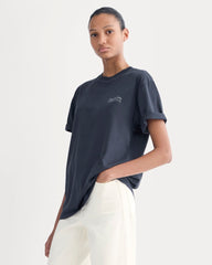 Everlane x Peace & Quiet Graphic Logo Tee | Navy