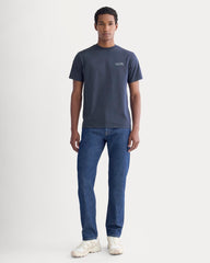 Everlane x Peace & Quiet Graphic Logo Tee | Navy